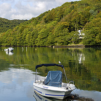 Buy canvas prints of The Looe River by CHRIS BARNARD
