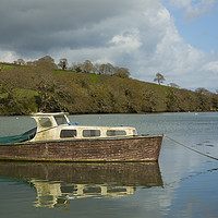Buy canvas prints of Reflections Of Mylor by CHRIS BARNARD