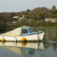 Buy canvas prints of Reflections Of Looe by CHRIS BARNARD