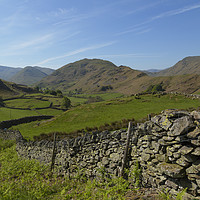 Buy canvas prints of The Matterdale Valley by CHRIS BARNARD