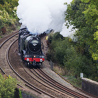Buy canvas prints of The Flying Scotsman by CHRIS BARNARD