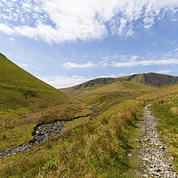 Buy canvas prints of Bannerdale Crags by CHRIS BARNARD