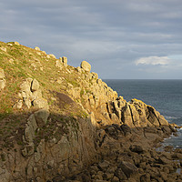 Buy canvas prints of Porthgwarra Cove Cornwall by CHRIS BARNARD