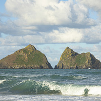Buy canvas prints of Holywell Waves by CHRIS BARNARD