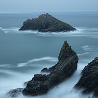 Buy canvas prints of Sevensouls Rock and Mouls Island by CHRIS BARNARD