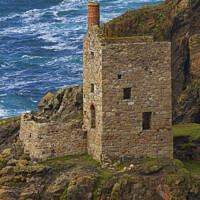 Buy canvas prints of Crown Mines Botallack by CHRIS BARNARD