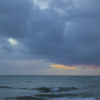 Buy canvas prints of Storm Clouds At Sea by CHRIS BARNARD