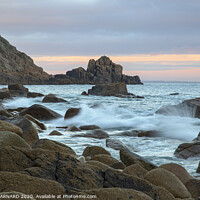 Buy canvas prints of St Loys Cove Sunset by CHRIS BARNARD