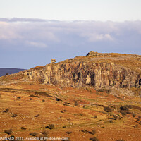 Buy canvas prints of Stowes Hill Bodmin Moor by CHRIS BARNARD