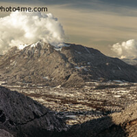 Buy canvas prints of Vue Du Mont Favy (View of Mount Favy) by Pete Lawless