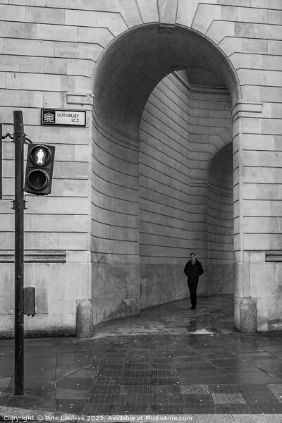 Bank Of England Arches Picture Board by Pete Lawless