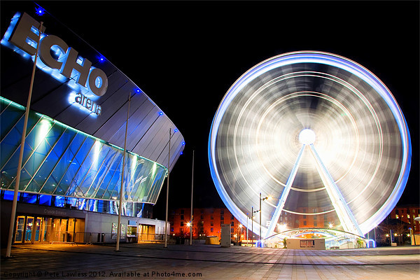 The Wheel of Liverpool Picture Board by Pete Lawless