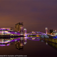Buy canvas prints of Salford Quays Manchester by Pete Lawless