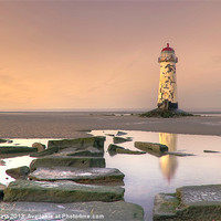 Buy canvas prints of Talacre Lighthouse by Pete Lawless