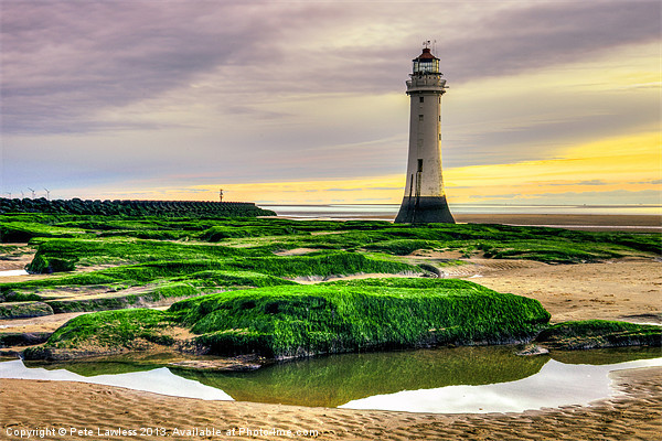 Perch Rock Lighthouse Picture Board by Pete Lawless