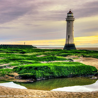 Buy canvas prints of Perch Rock Lighthouse by Pete Lawless