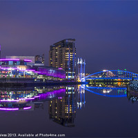 Buy canvas prints of Quays Theatre Manchester Docks by Pete Lawless