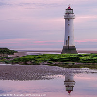 Buy canvas prints of Lighthouse reflection by Pete Lawless