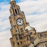 Buy canvas prints of The Liver Bird by Pete Lawless