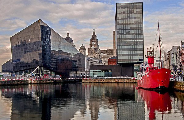 Mersey Bar Lightship, Canning Dock Picture Board by Pete Lawless