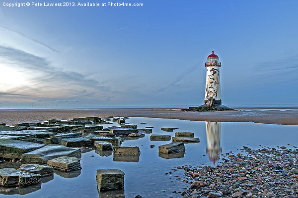 Wales, Talacre lighthouse Picture Board by Pete Lawless