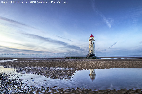 Talacre Lighthouse Picture Board by Pete Lawless
