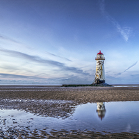 Buy canvas prints of Talacre Lighthouse by Pete Lawless