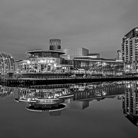 Buy canvas prints of Quays Theatre Manchester by Pete Lawless