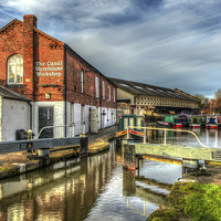 Buy canvas prints of Chester Urban Waterways by Pete Lawless