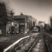 Buy canvas prints of Hadlow Road Station by Pete Lawless