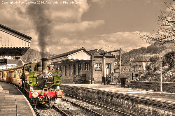 Llangollan Railway Station Picture Board by Pete Lawless