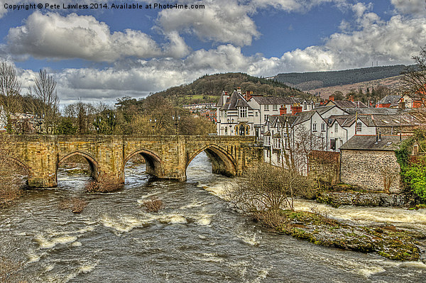 Llangollen North Wales Picture Board by Pete Lawless