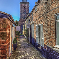 Buy canvas prints of Church Walk, Tarporley, Cheshire by Pete Lawless