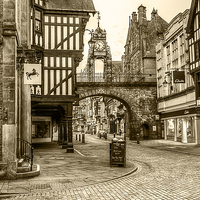 Buy canvas prints of Eastgate Chester by Pete Lawless