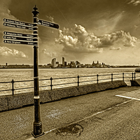 Buy canvas prints of Seacombe by Pete Lawless