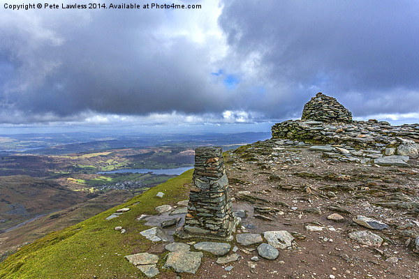 View From Coniston Old man Picture Board by Pete Lawless