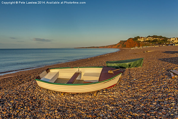 Budleigh Salterton Devon Picture Board by Pete Lawless