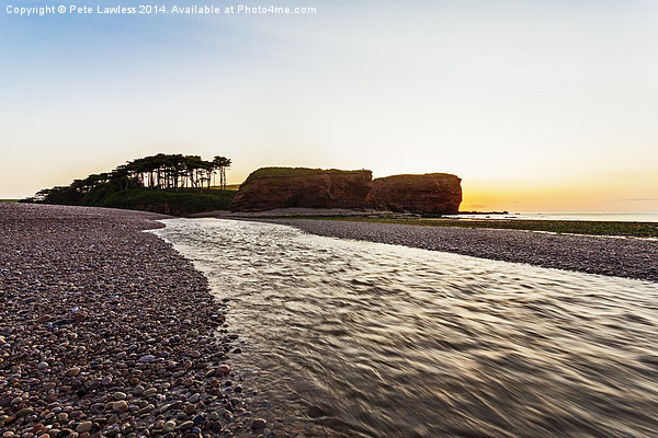  River Otter Budleigh Salterton Picture Board by Pete Lawless