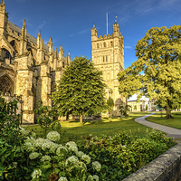 Buy canvas prints of  Exeter Cathedral by Pete Lawless