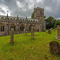 Buy canvas prints of   St Cyres and St Julitta Church, Exeter by Pete Lawless