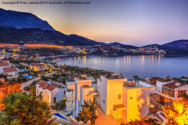  Images of Kalkan Canvas Print by Pete Lawless