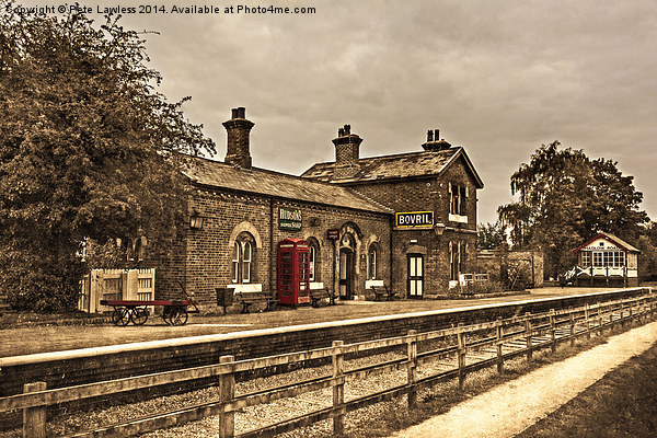  Hadlow Road Station Picture Board by Pete Lawless