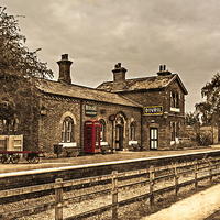 Buy canvas prints of  Hadlow Road Station by Pete Lawless