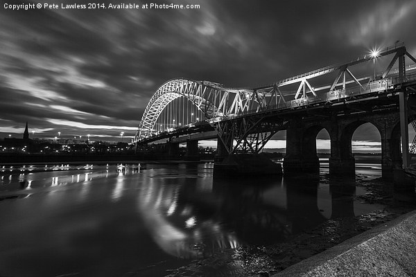  Runcorn Bridge - Silver Jubilee Bridge Picture Board by Pete Lawless