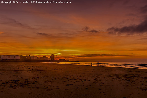 New Brighton as the Sun sets Picture Board by Pete Lawless