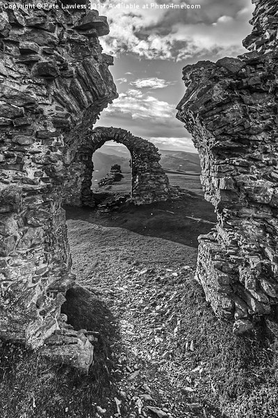  The ruins of Castell Dinas Brân Llangollen Picture Board by Pete Lawless