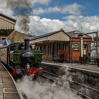 Buy canvas prints of  Llangollen Railway Station by Pete Lawless