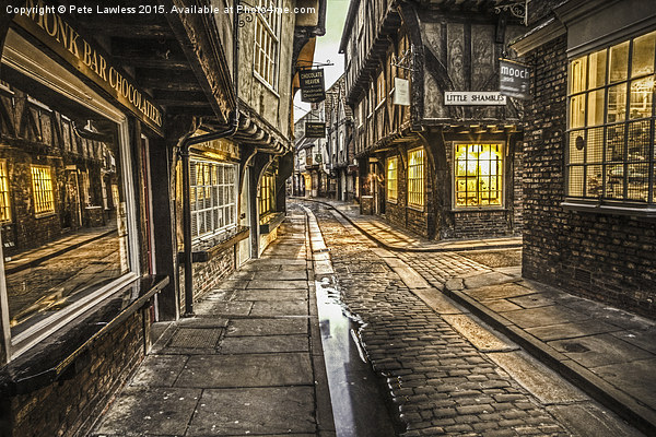  The Little Shambles York Picture Board by Pete Lawless