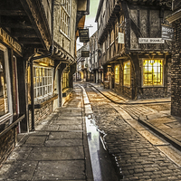 Buy canvas prints of  The Little Shambles York by Pete Lawless
