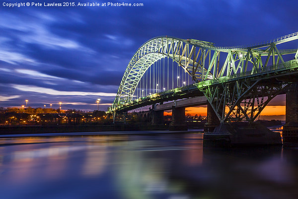   The Silver Jubilee Bridge  Picture Board by Pete Lawless